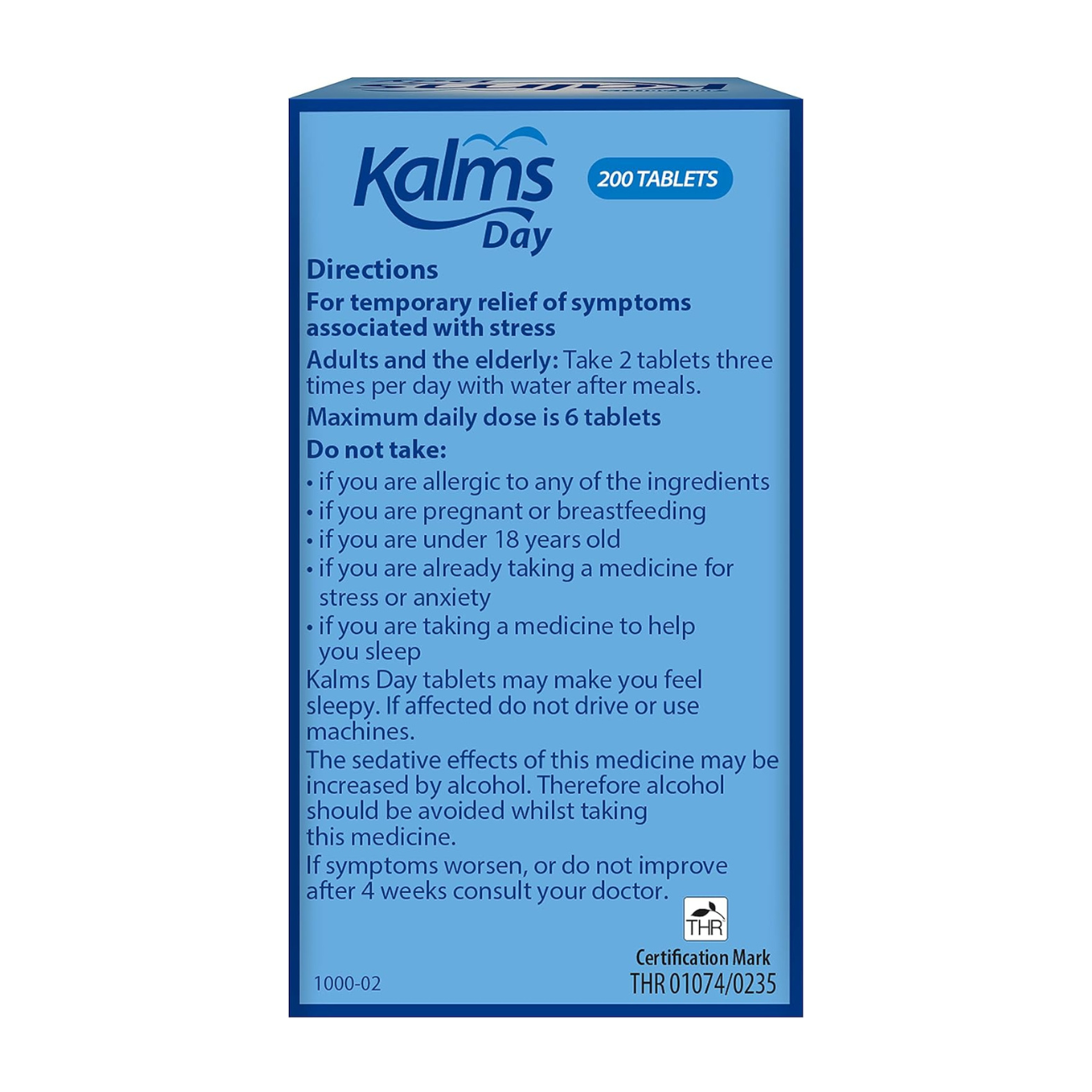 Kalms Day 200 Tablets