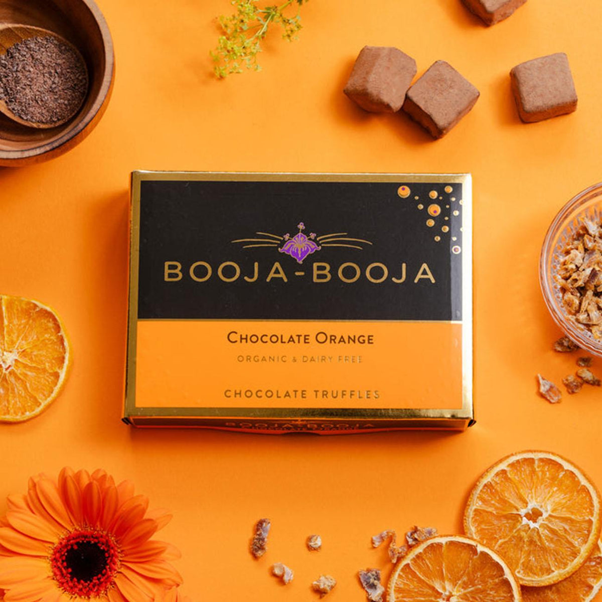 Organic Orange Chocolate Christmas Truffles 92g