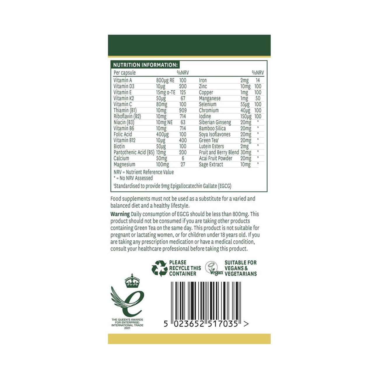 Menopause Support Formula 30 Capsules