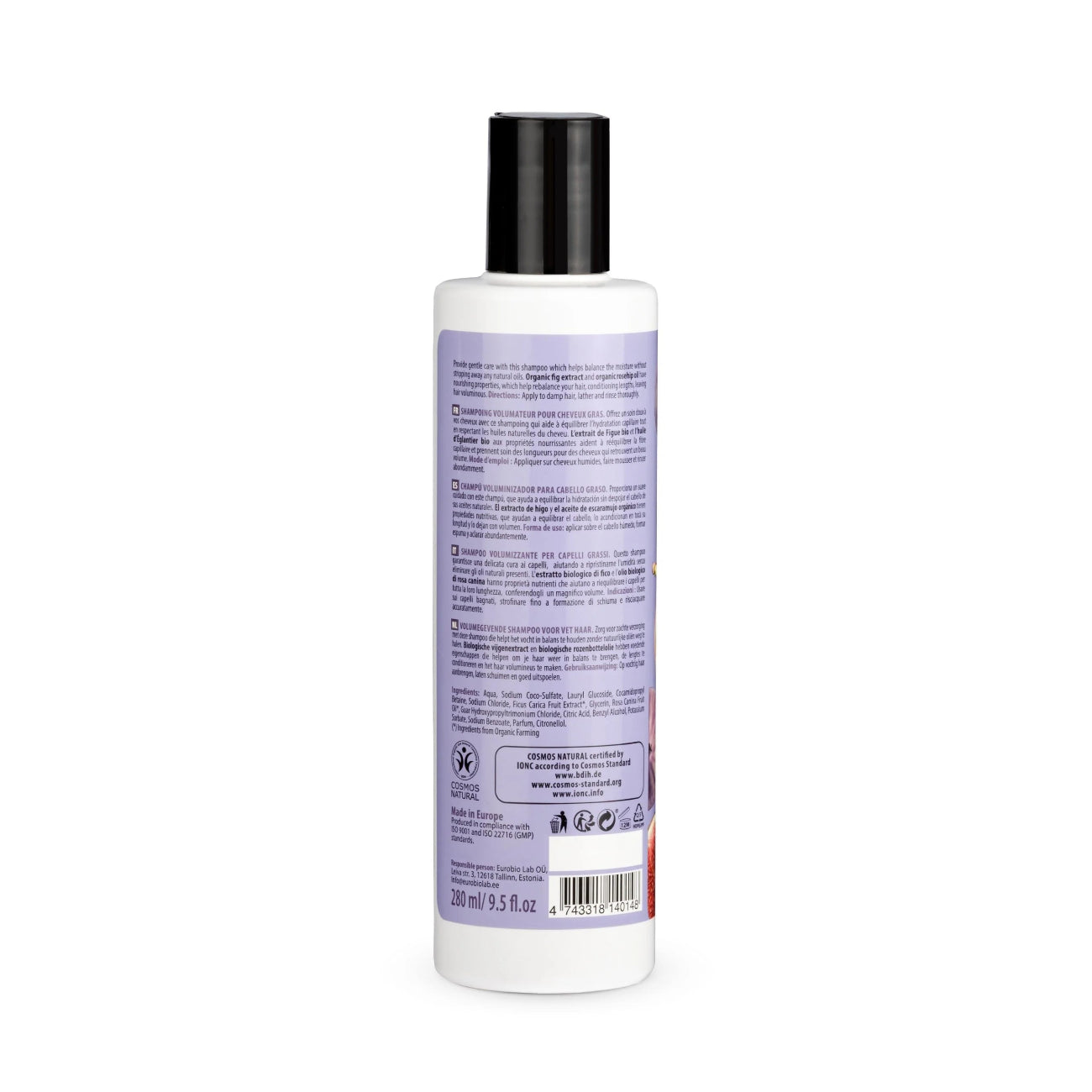 Fig and Rosehip Volumizing Shampoo for Oily Hair 280ml
