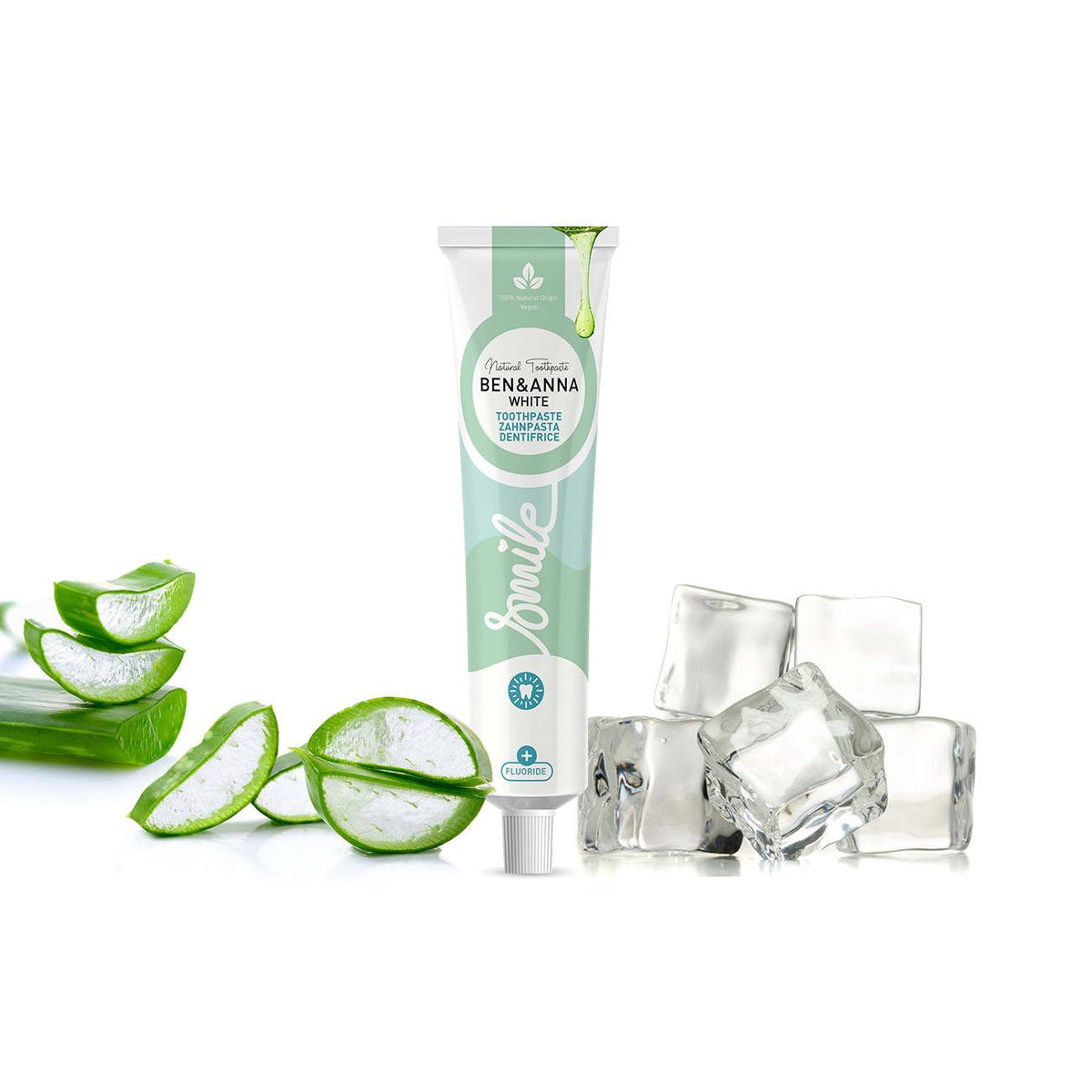 White with Fluoride Toothpaste Tube 75ml