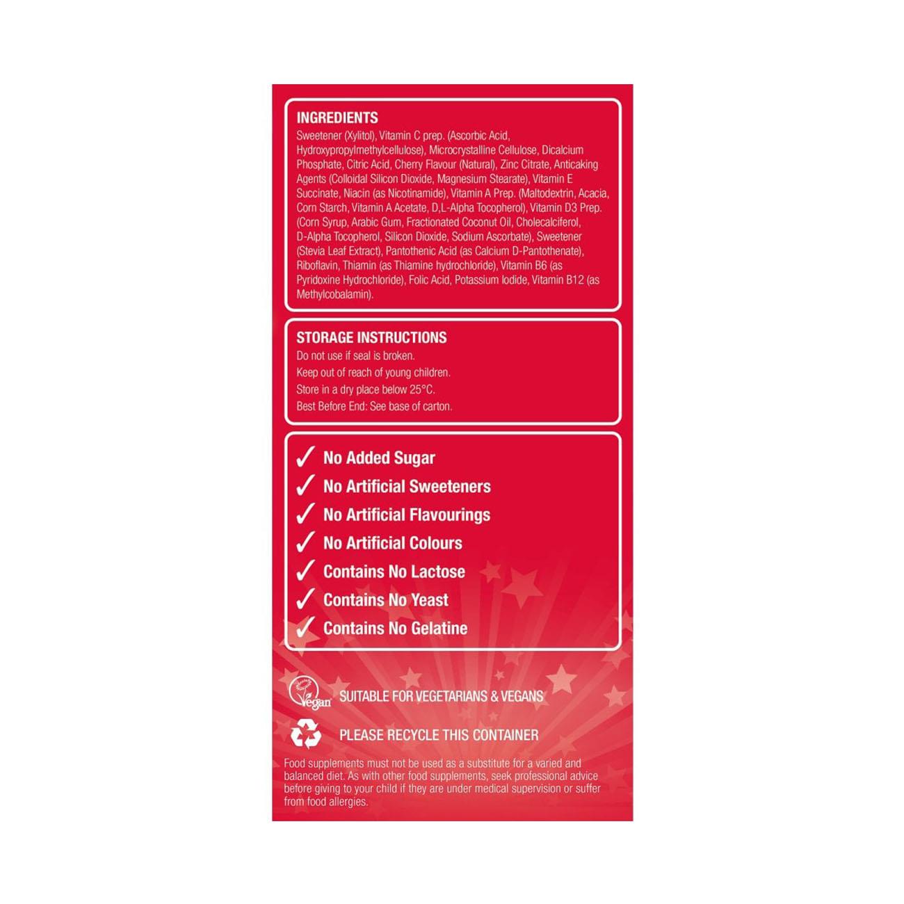Super Stars Multivitamin & Minerals 60 Chewable Tablets