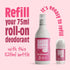 Sweet Strawberry Roll-On Refill Deodorant 525ml
