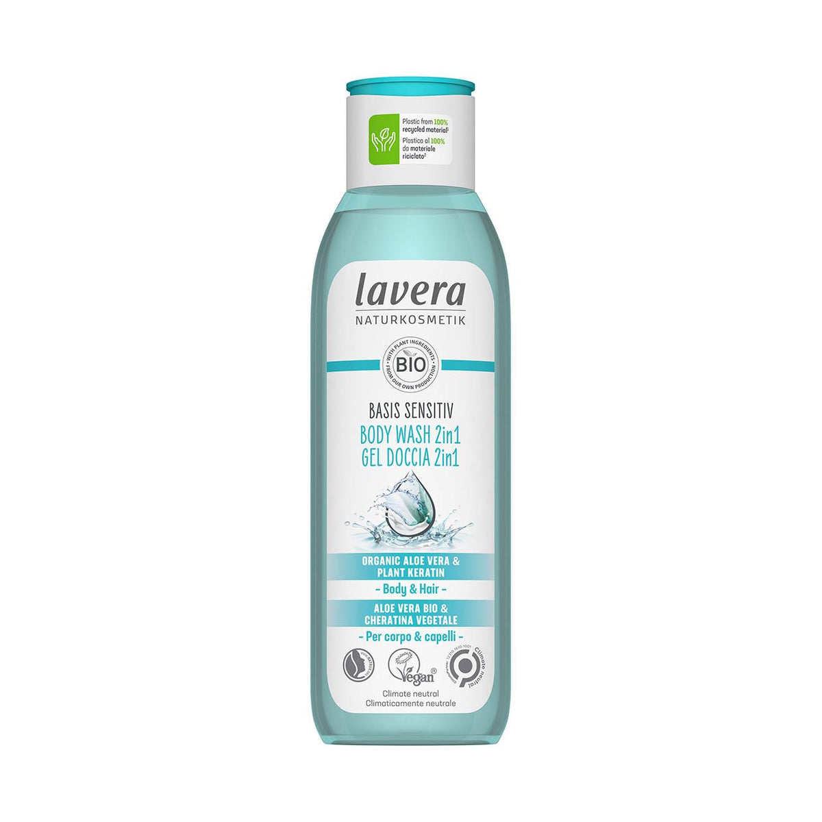 Organic Basic Sensitiv Body Wash 2 In 1 250ml