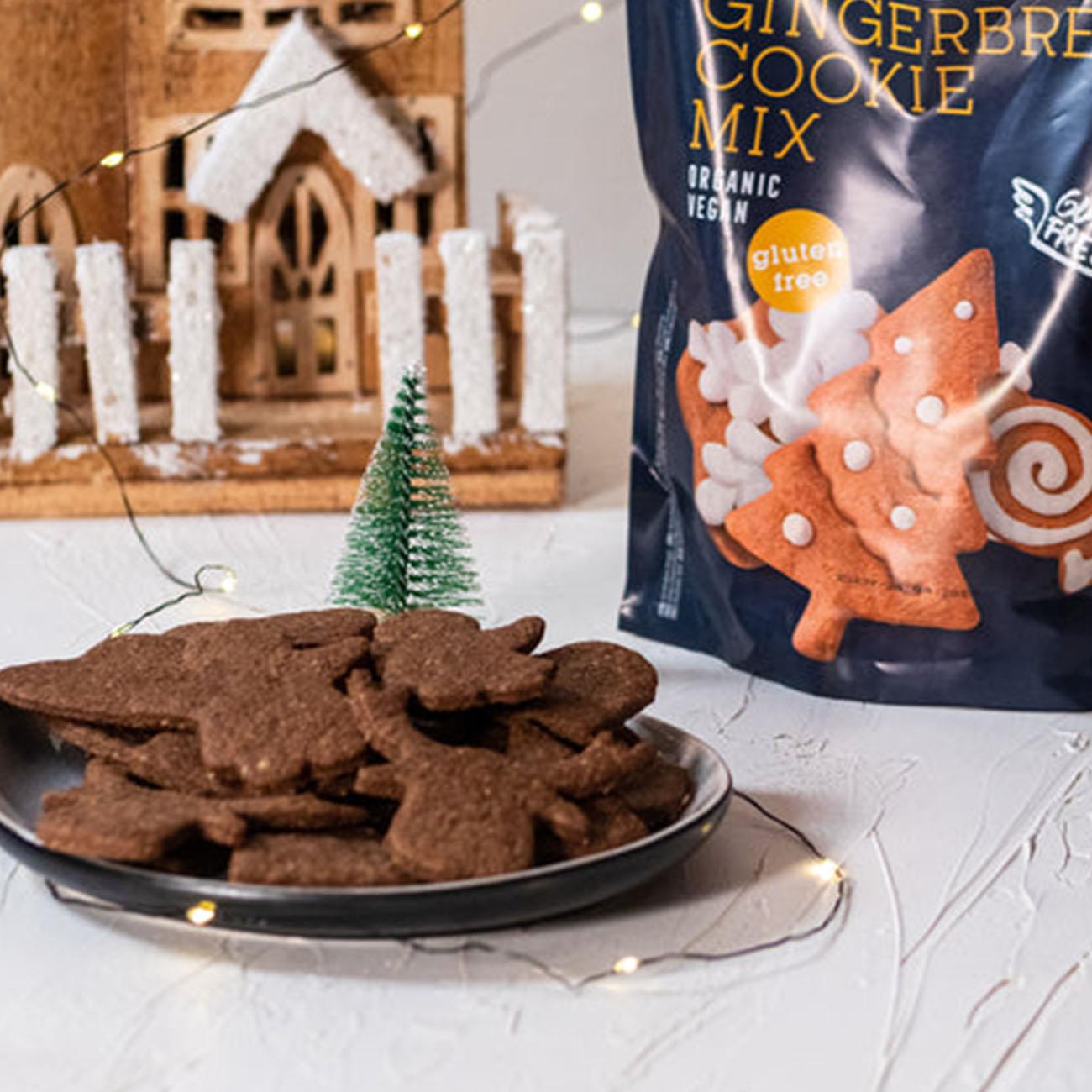 Organic Gingerbread Cookie Christmas Mix 350g
