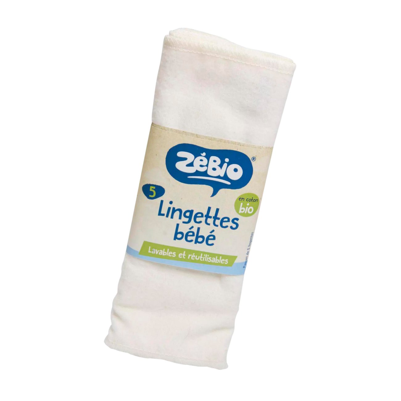 5 Washable Baby Wipes - Eco Natural Products - Zelio - Baby Wipes