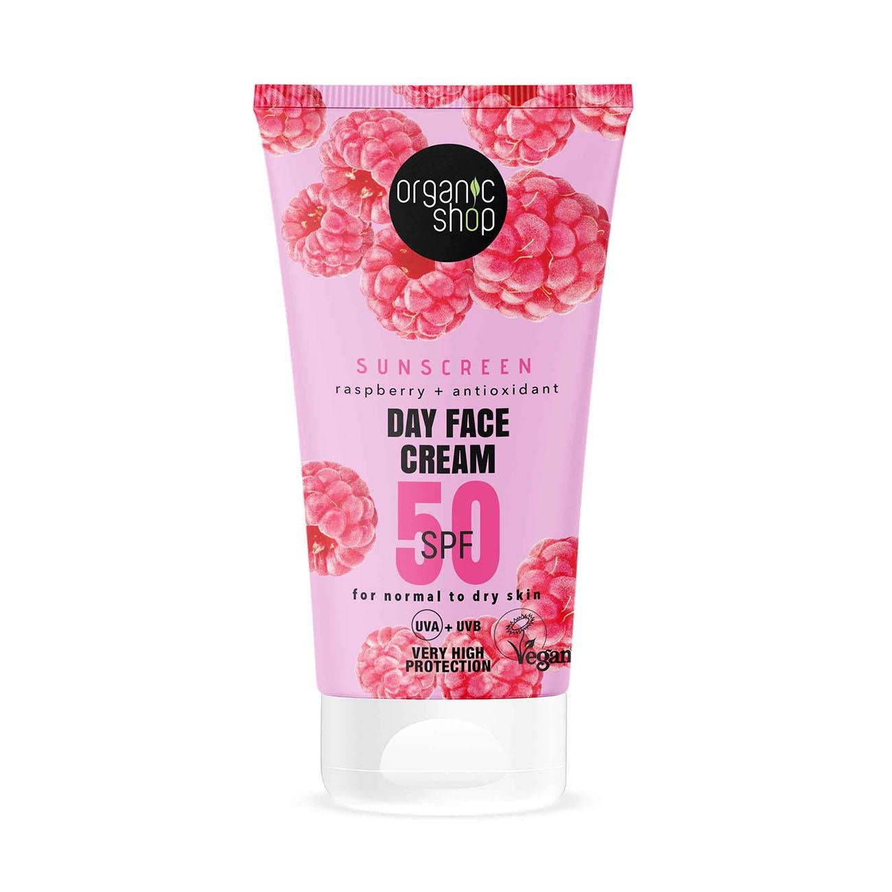 50 SPF Normal To Dry Skin Sunscreen Day Face Cream 50ml - Eco Natural Products - Organic Shop - Sunscreen