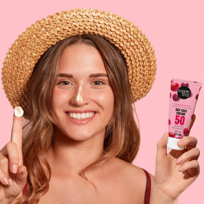 50 SPF Oily Skin Sunscreen Day Face Cream 50ml - Organic Shop - Sunscreen - Eco Natural Products