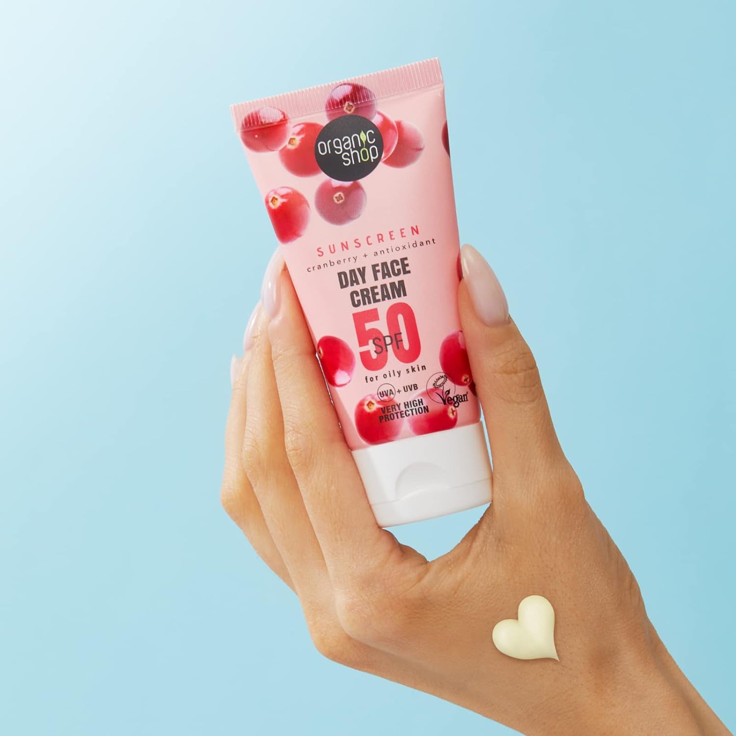 50 SPF Oily Skin Sunscreen Day Face Cream 50ml - Organic Shop - Sunscreen - Eco Natural Products