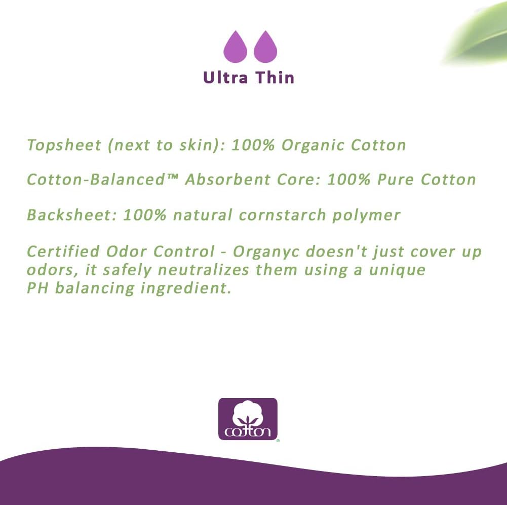 Organic Ultra Thin Liners 24 Pack