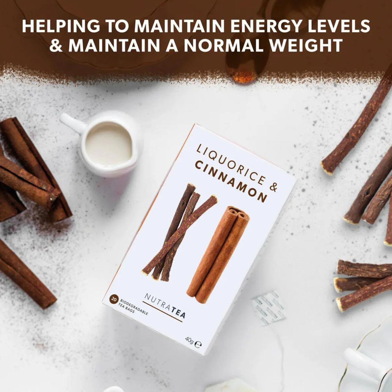 Nutratea Nutra Liquorice & Cinnamon Herbal Tea 20bags