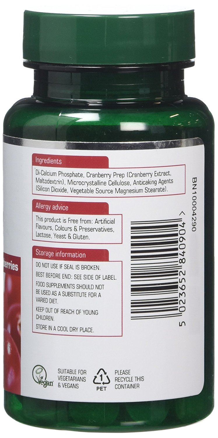 Vegan Cranberry 5000mg 30 Tablets BBE 10.2026