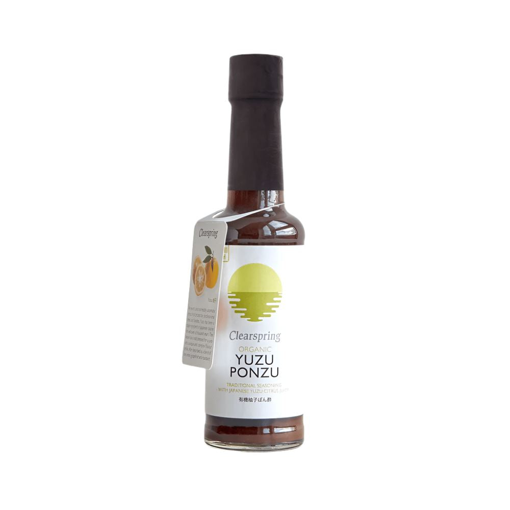 Organic Yuzu Ponzu Seasoning - 150ml Stain damage on label.