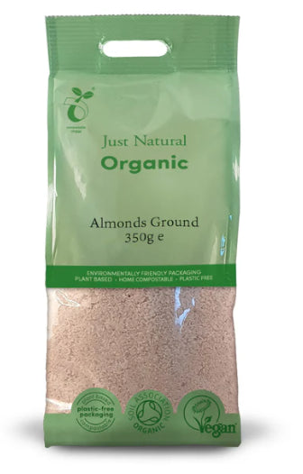 Organic Almonds Ground 350g BBE 08.10.2025