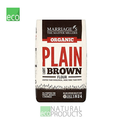 Plain Brown Flour 1kg BBE 24.11.2025