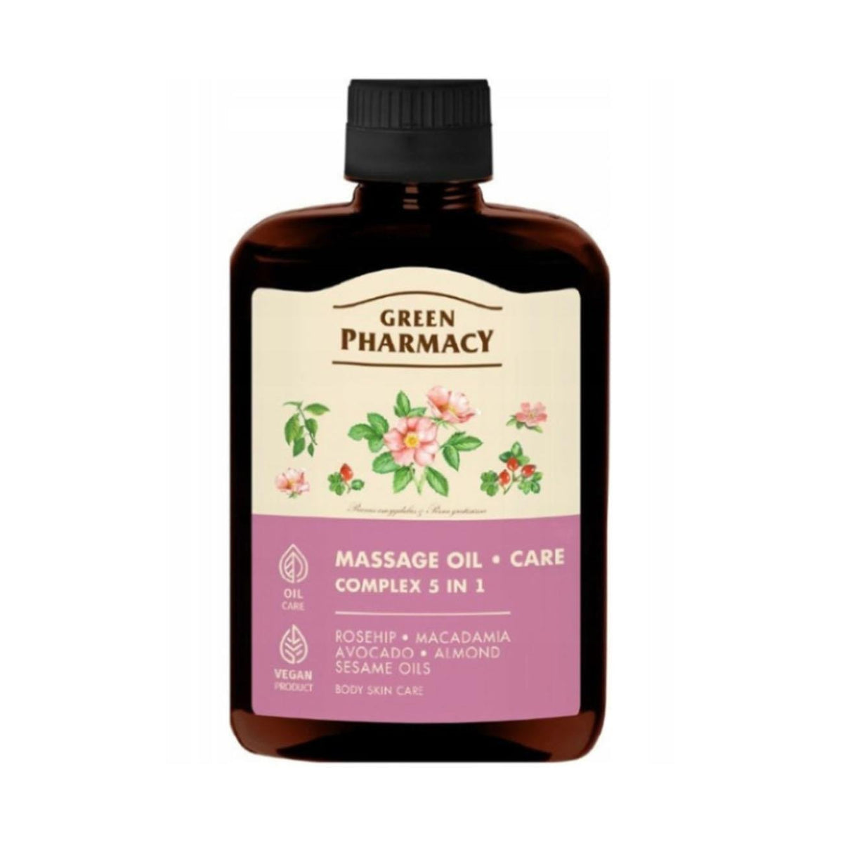 5in1 Regeneration and Moisturizing Massage Oil 200ml - Green Pharmacy - Green Pharmacy