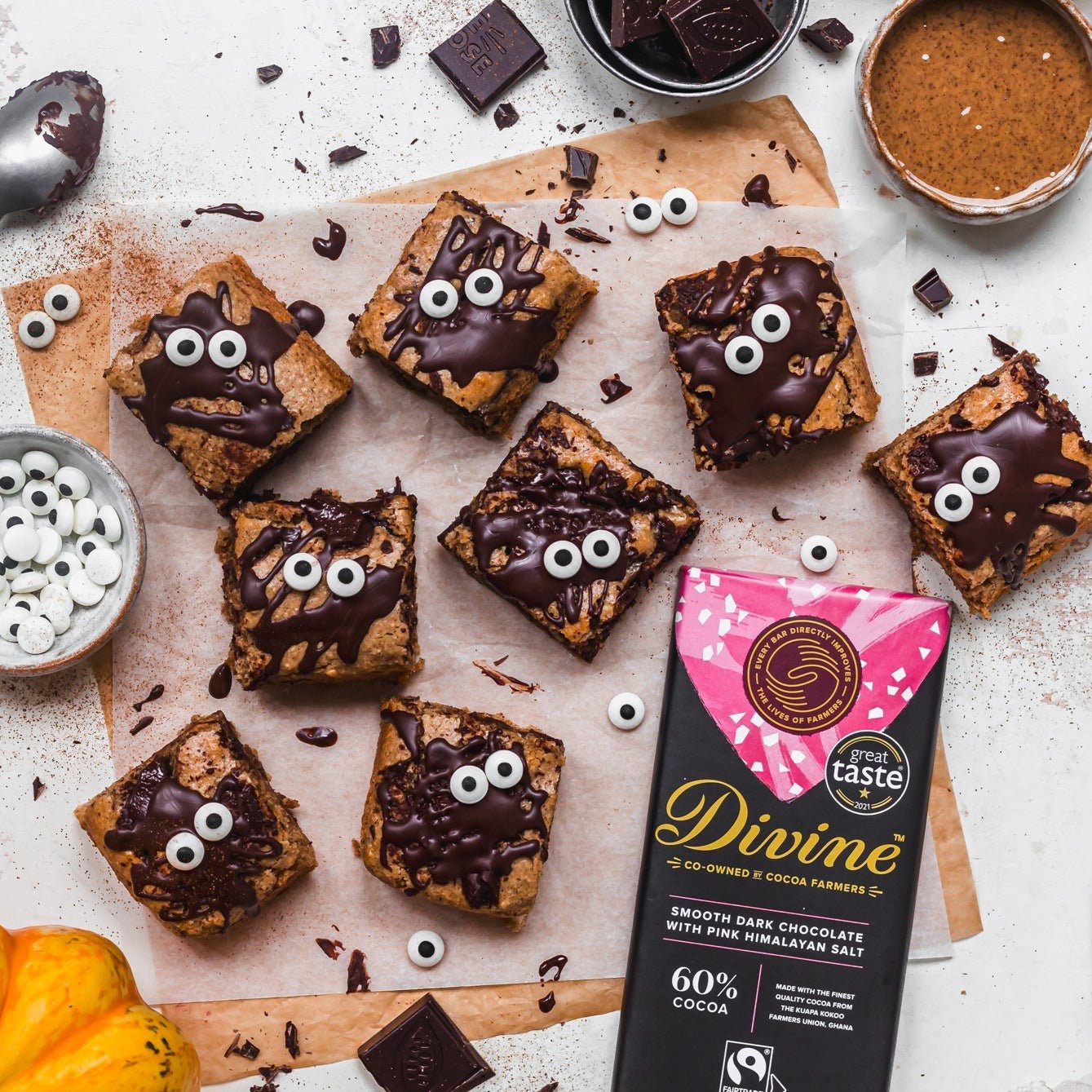 60% Dark Chocolate Pink Himalayan Salt Chocolate Bar 90g - Divine Chocolate - Chocolate - Eco Natural Products