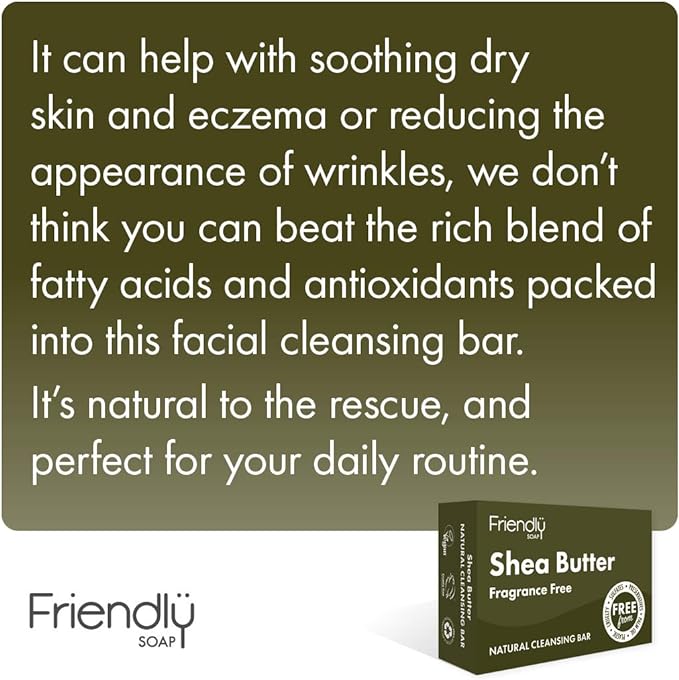 Facial Cleansing Shea Butter Soap 95g