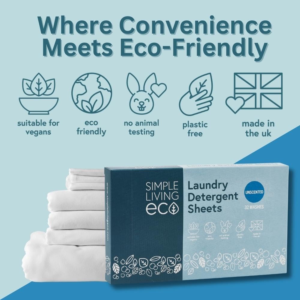 Laundry Sheet Detergent Fragrance Free