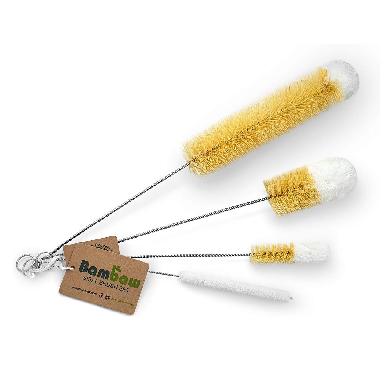 Bottle Cleaning Brush Set 4 Pieces