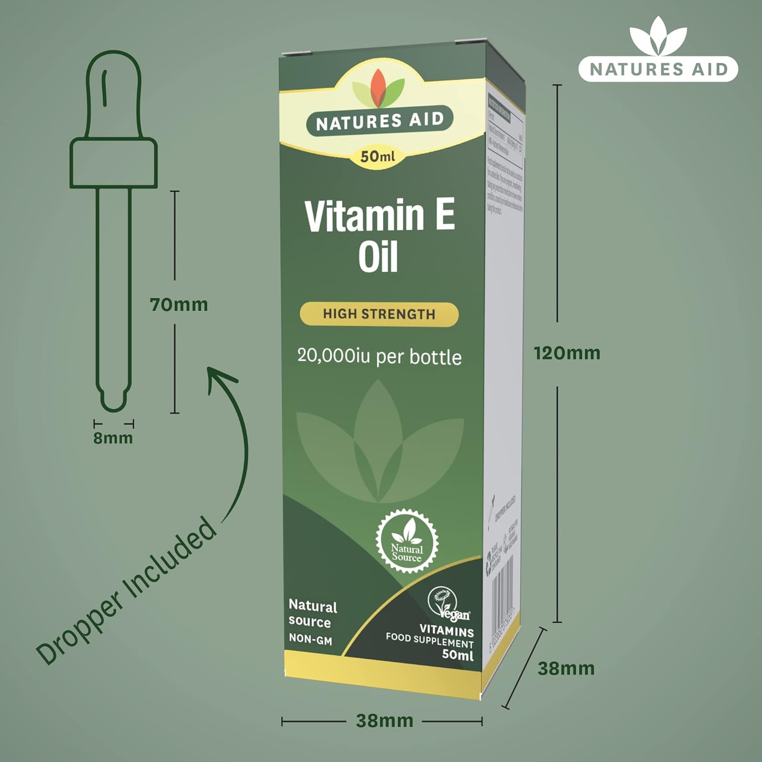 Vitamin E Oil High Strength 20,000 50ml