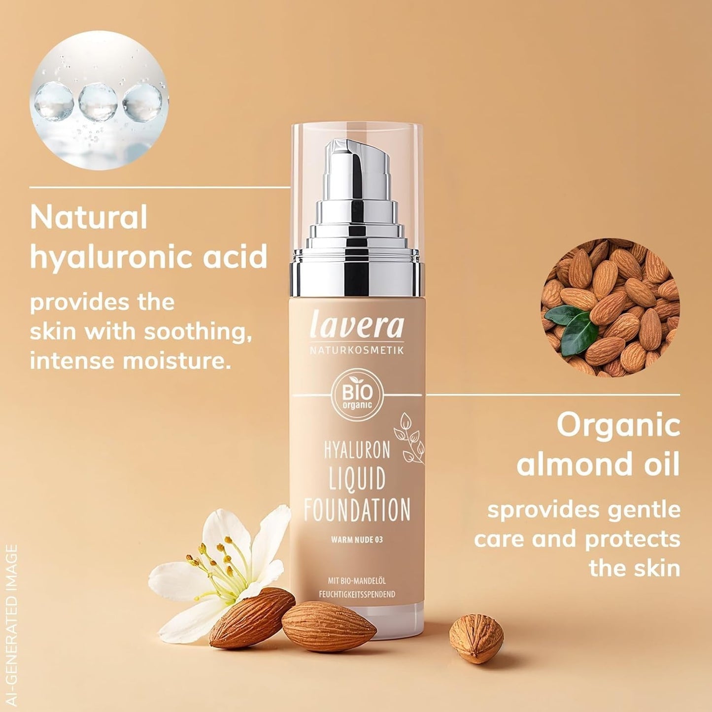 Cool Ivory 02 Hyaluron Liquid Foundation Spf15 30ml