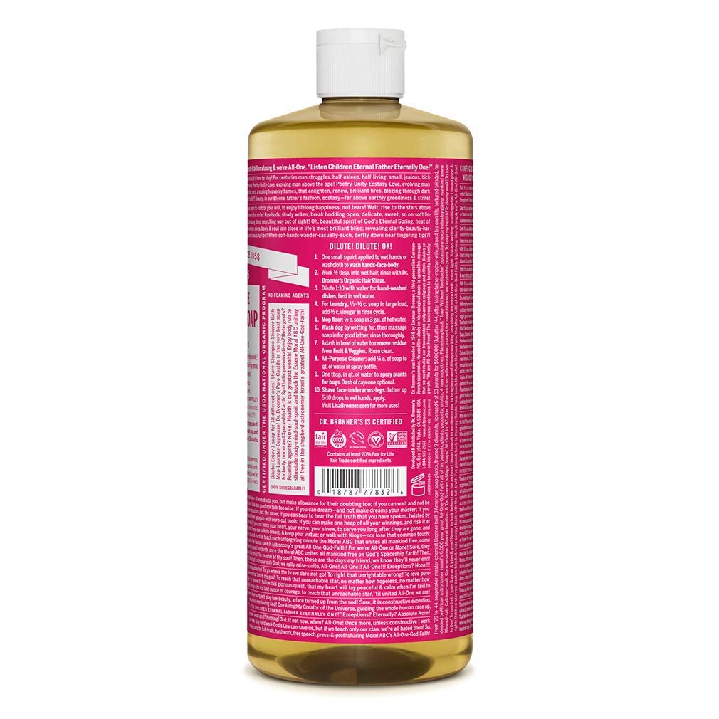 Rose Pure-Castile Liquid Soap 946ml