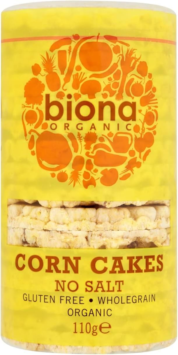 Organic Corn Cakes No Salt 110g