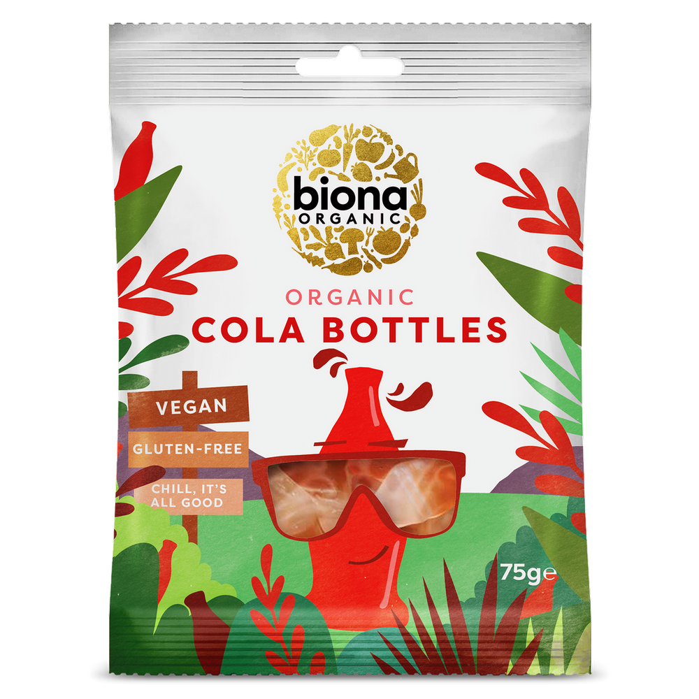 Organic Cola Bottles 75g
