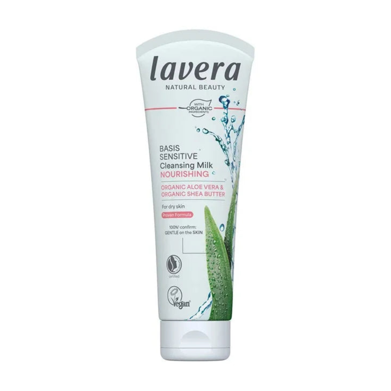 Organic Basic Sensitiv Cleansing Milk 125ml front packaging