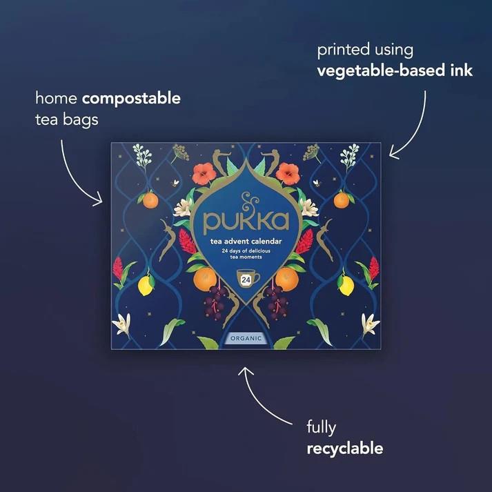 Organic Tea Advent Calendar 24 Sachets
