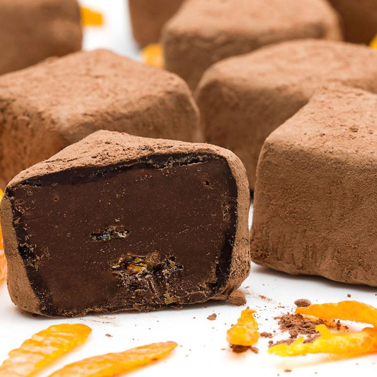 Organic Orange Chocolate Christmas Two Truffles Pack 2 pack