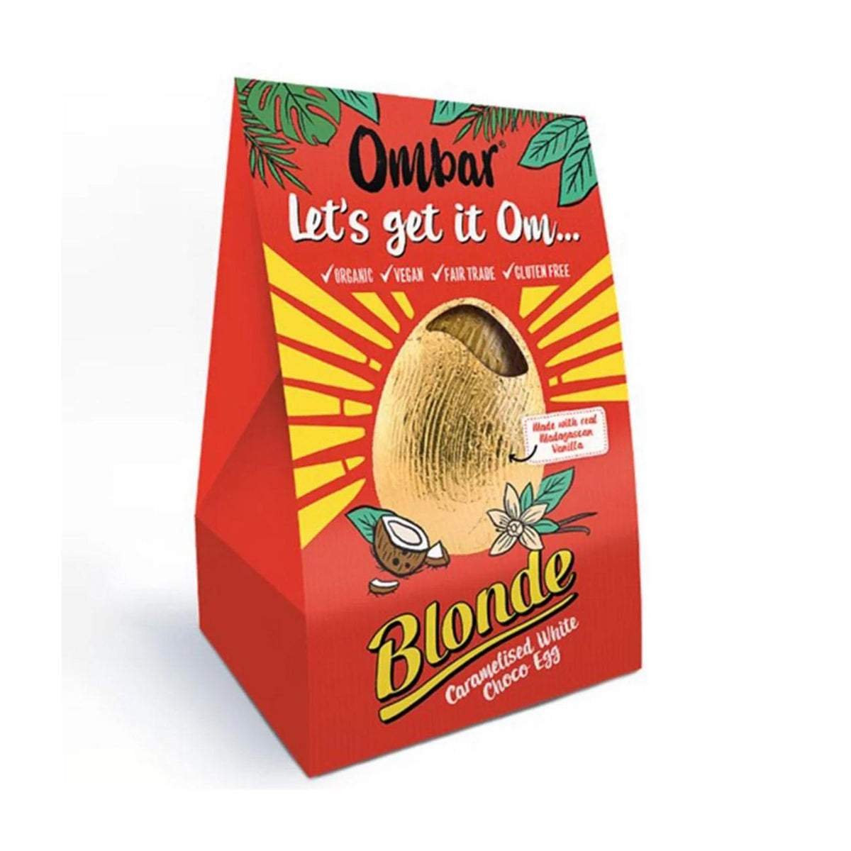 Organic Caramelised White Choco Easter Egg 216g