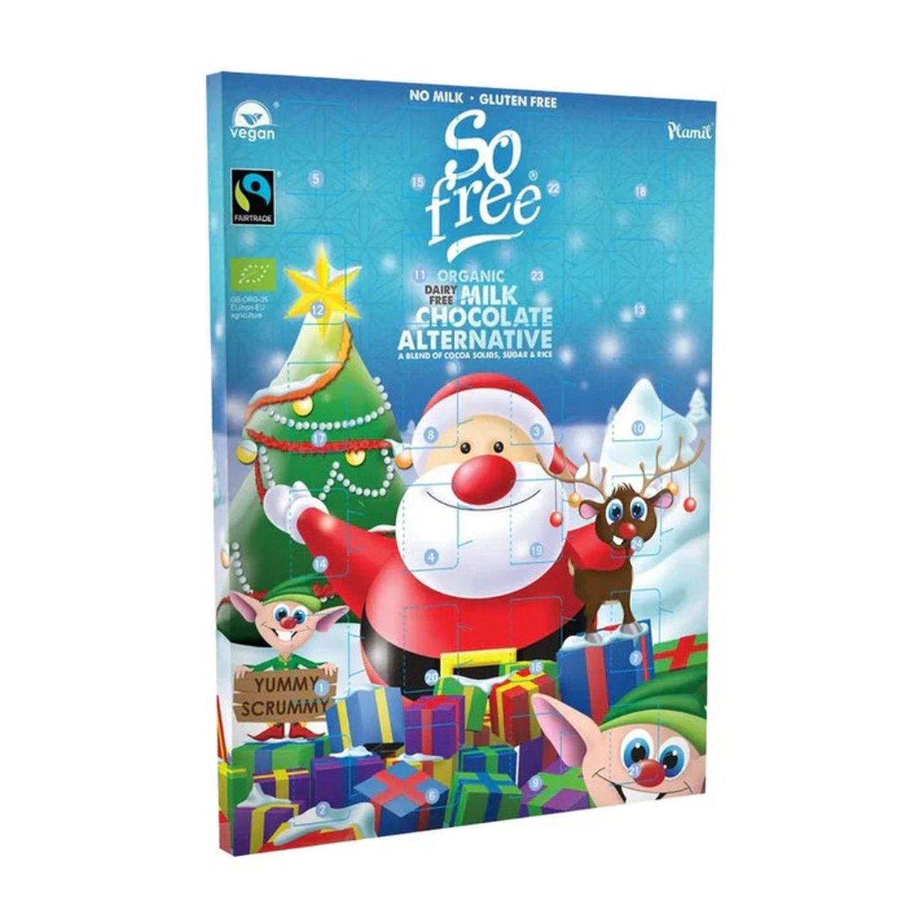 Organic Dairy Free Oat Milk Chocolate  Advent Calendar 110g