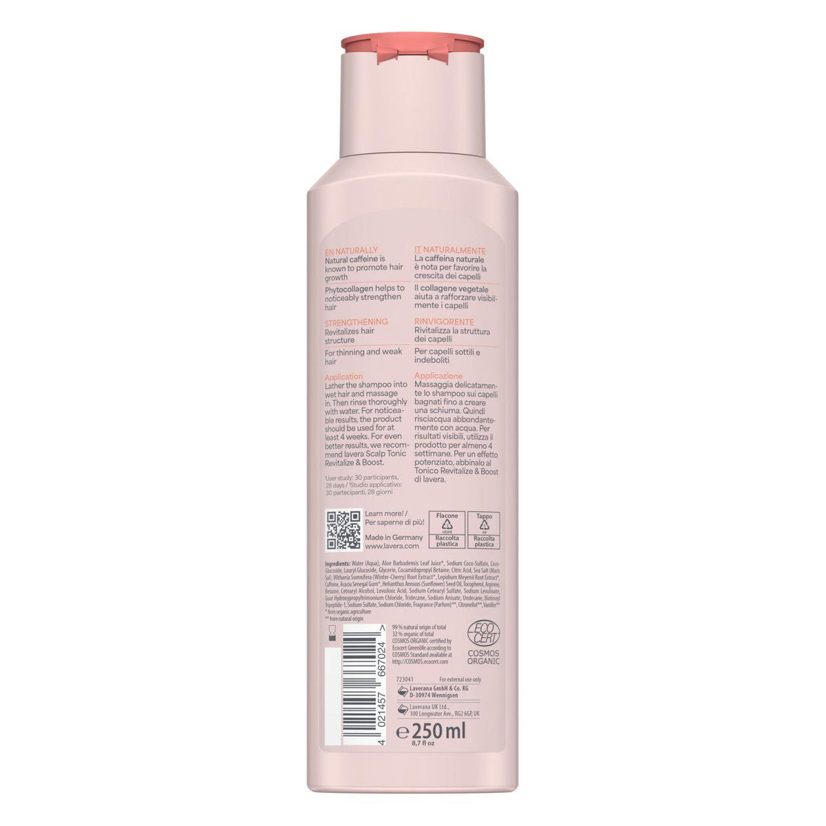 Revitalise & Boost Shampoo Thinning Weak Hair 250ml