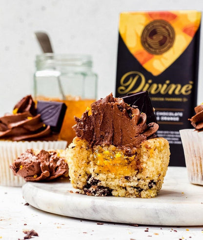 70% Dark Chocolate Ginger & Orange Bar 90g - Divine Chocolate - Chocolate - Eco Natural Products