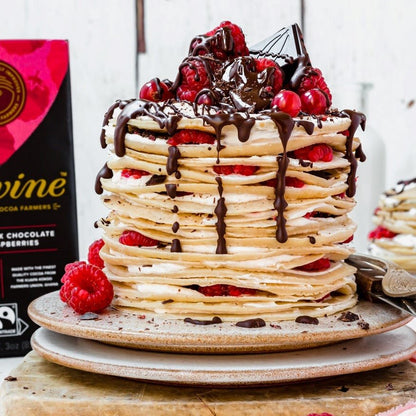 70% Dark Chocolate with Raspberries Bar 90g - Divine Chocolate - Chocolate - Eco Natural Products