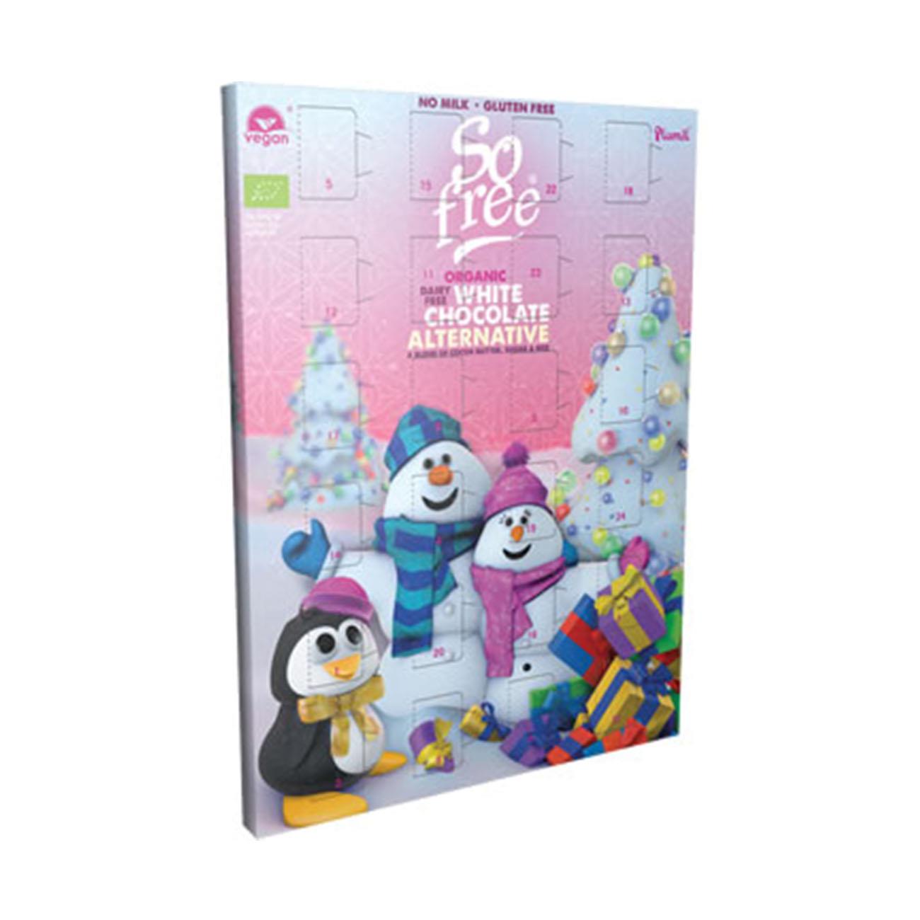 Organic White Chocolate Alternative Advent Calendar 100g