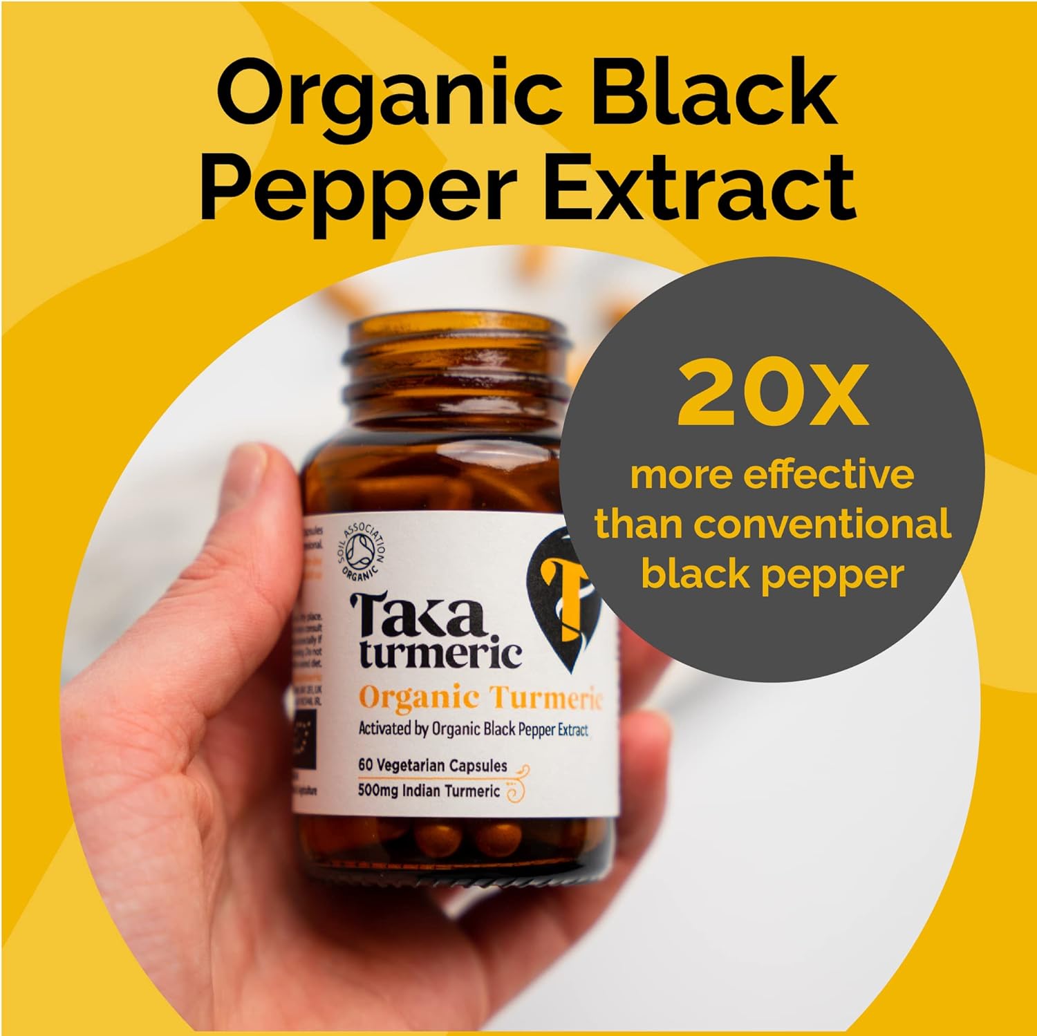 Turmeric & Black Pepper Extract 60 Capsules