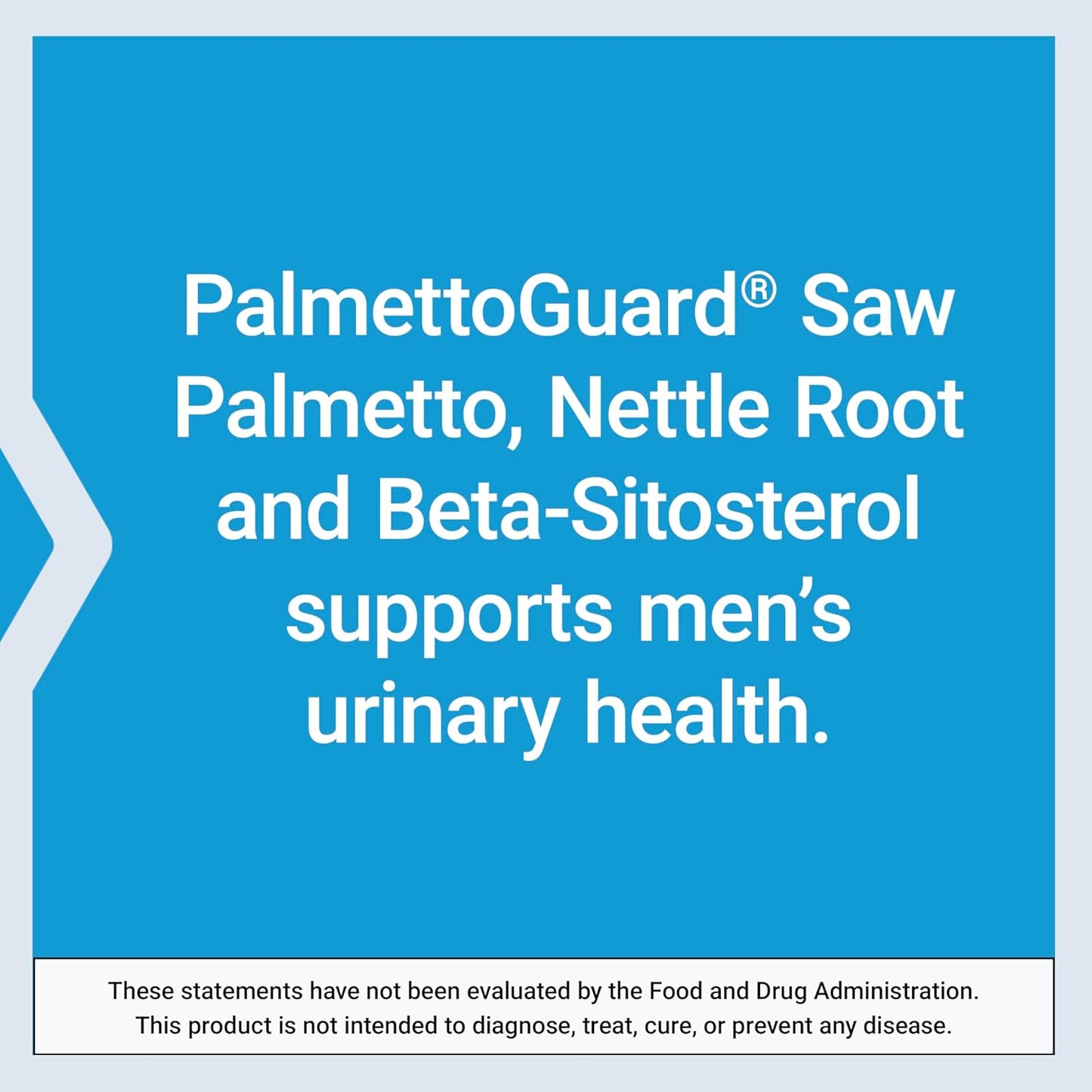 Life Extension PalmettoGuard Saw Palmetto & Nettle Root with Beta-Sitosterol 60 Softgels supports men's urinary health