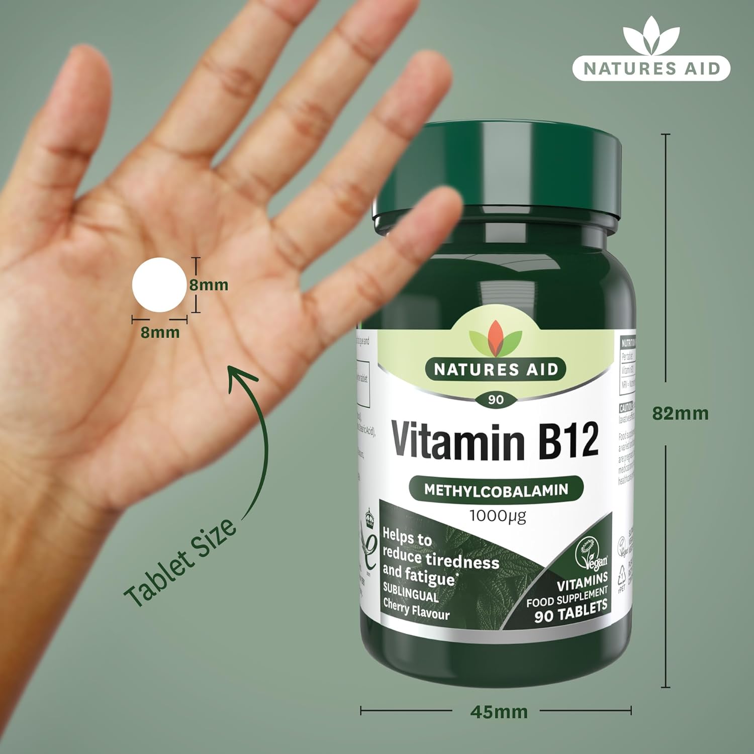 Vitamin B12 High Potency Sublingual 1000ug 90 Tablets