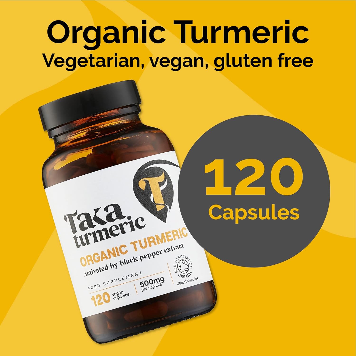 Turmeric & Black Pepper Extract 120 Capsules