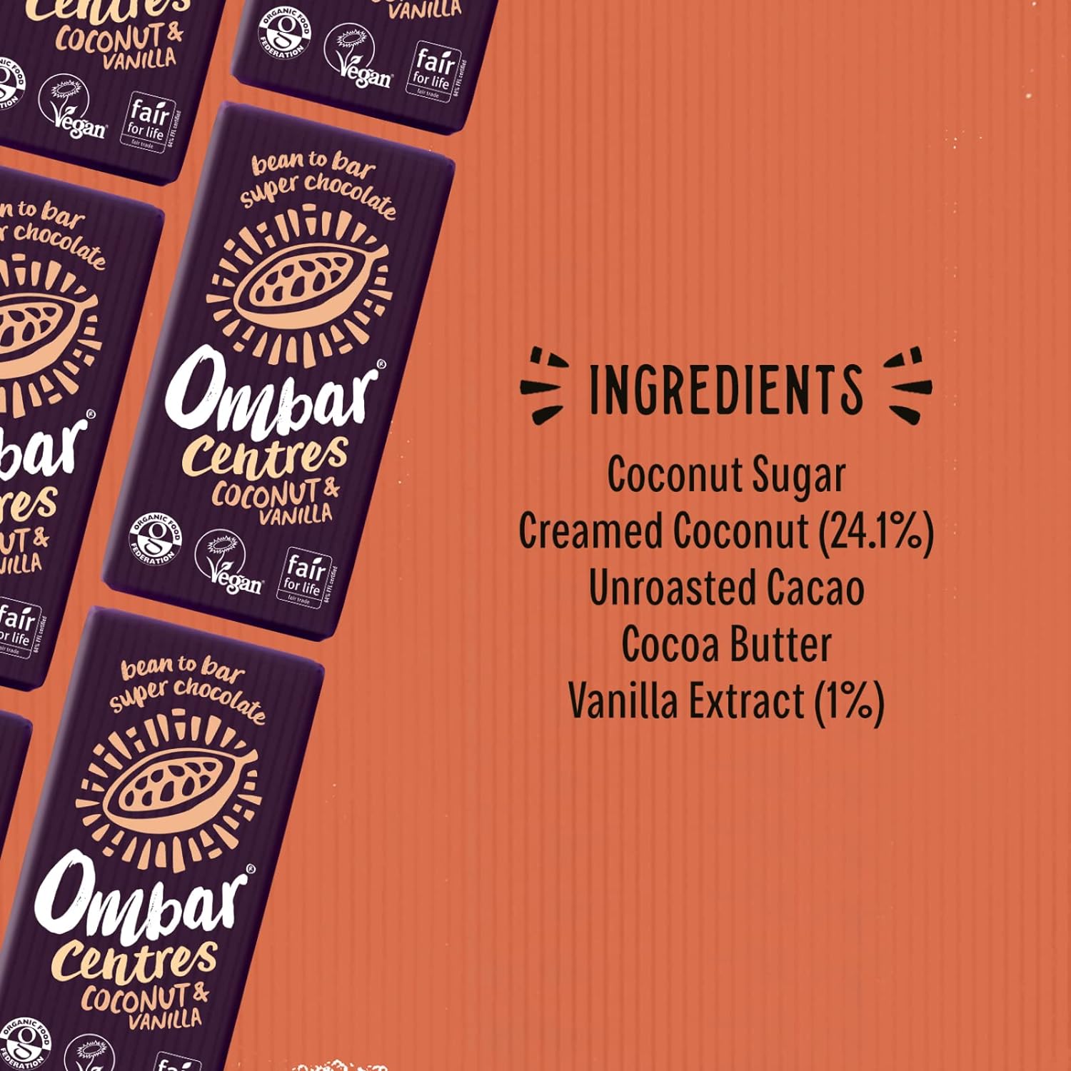 Coconut & Vanilla Centres Chocolate Bar 35g