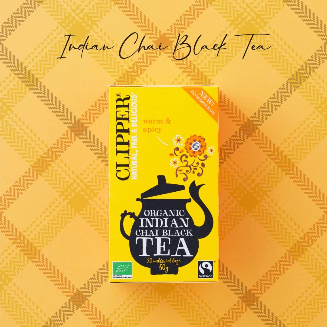 Organic Indian Chai Black Tea 20 Bags