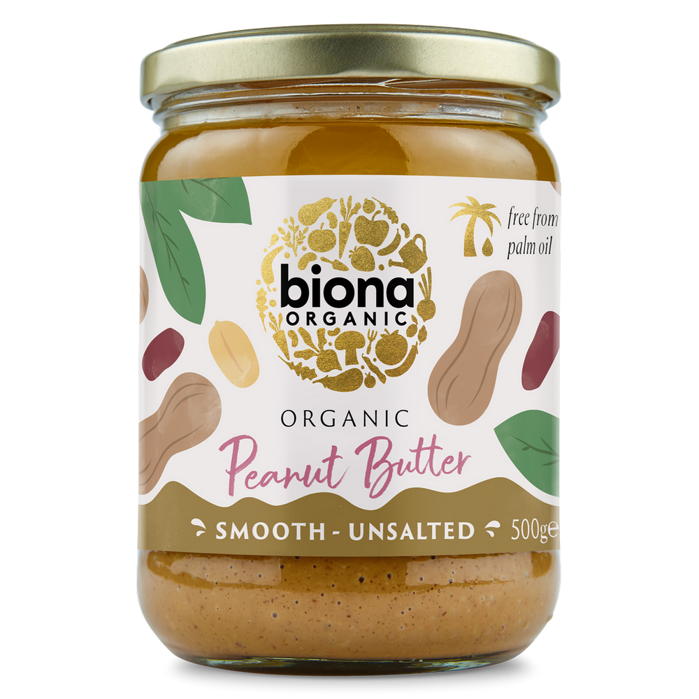 Organic Peanut Butter Smooth No Salt 250g