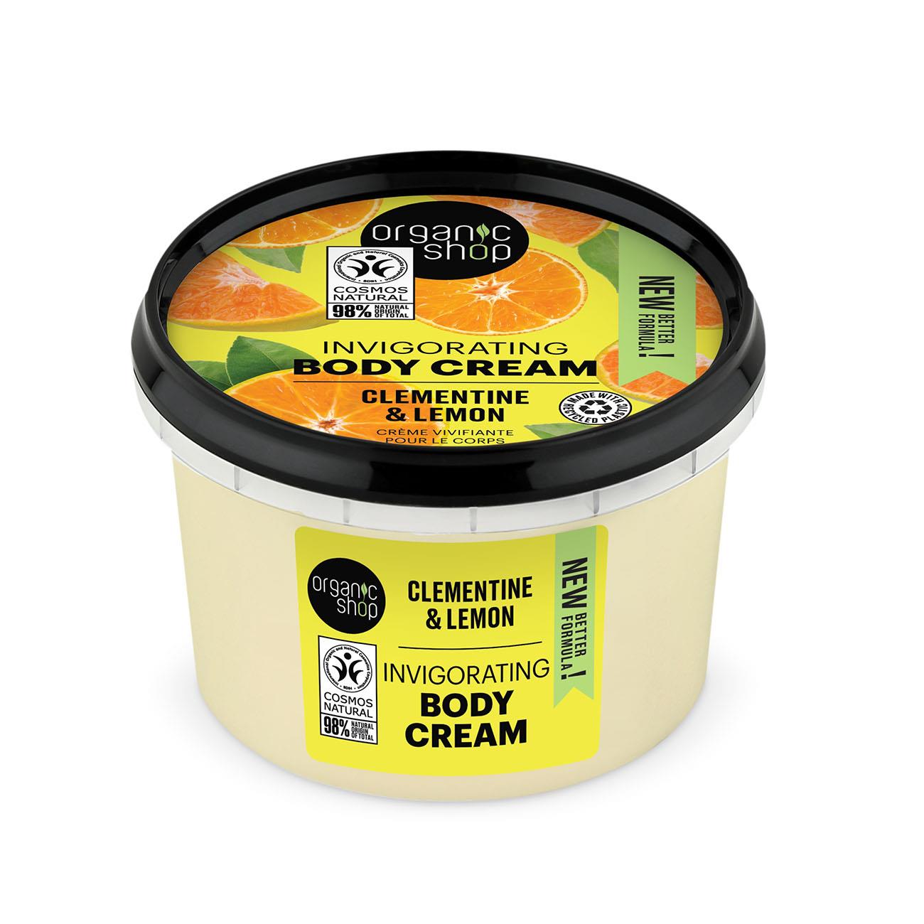 Clementine and Lemon Invigorating Body Cream 250ml