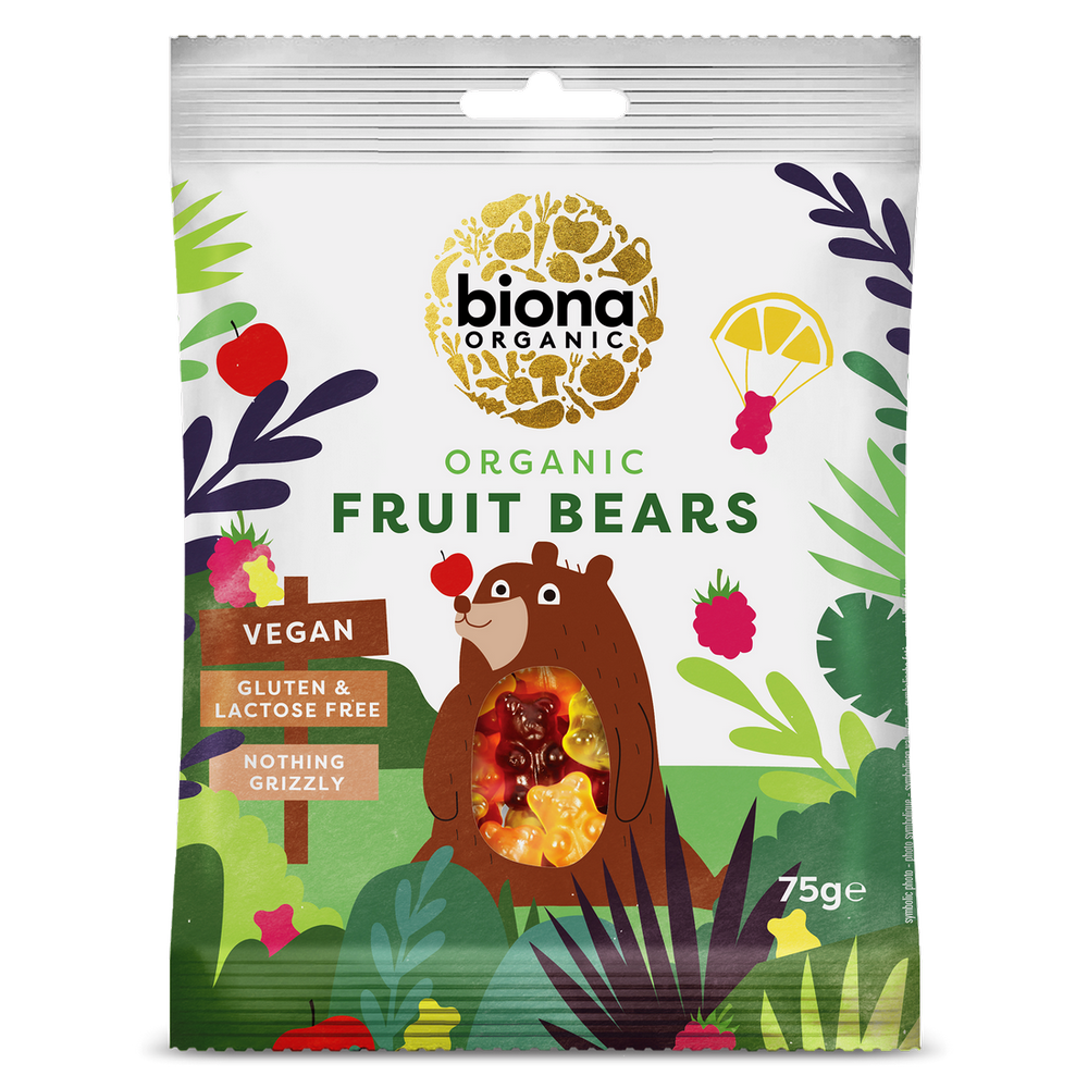 Organic Jelly Bears Tutti Fruitti 75g