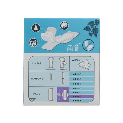 Cotton Ultra Pads 10 Long Flow Damaged Packaging