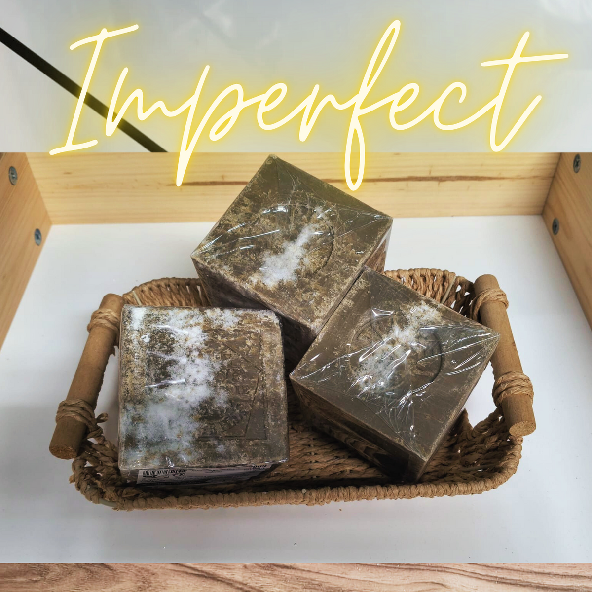 Imperfect MARSEILLE SOAP 600g French traditional receipe (verte)