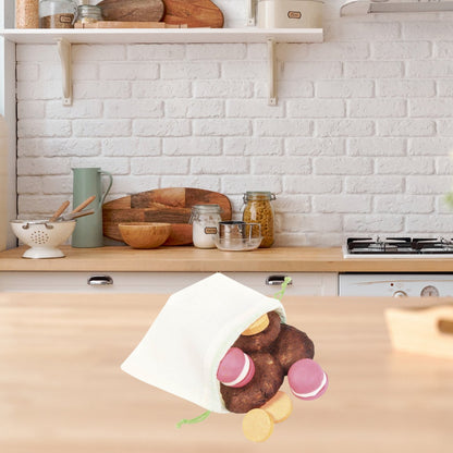 8 Cotton Bags XS GOTS Certified - Ah! Table! - Cotton Bag - Eco Natural Products